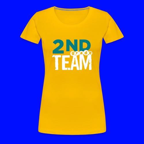 Bold 2nd Grade Team Teacher T Shirts - Women's Premium T-Shirt