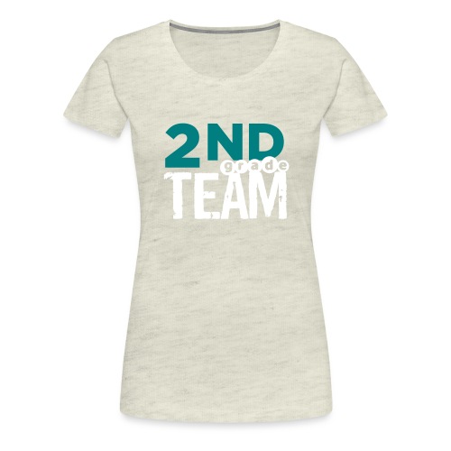 Bold 2nd Grade Team Teacher T Shirts - Women's Premium T-Shirt