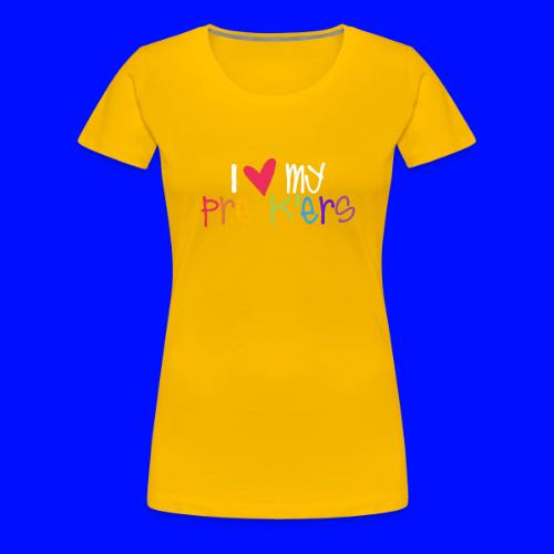 I Love My Pre-K'ers Teacher T-Shirts - Women's Premium T-Shirt