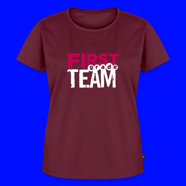 Bold First Grade Team Teacher T-Shirts