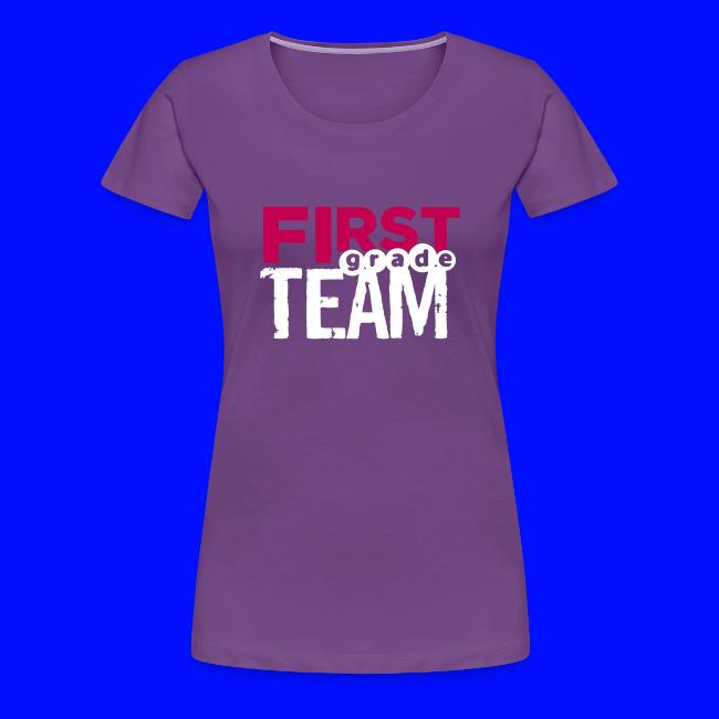 Bold First Grade Team Teacher T-Shirts
