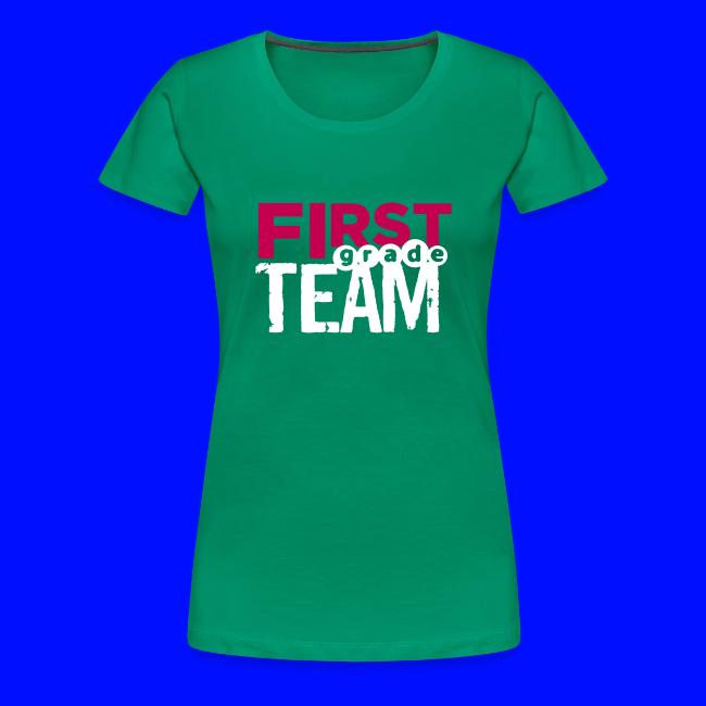 Bold First Grade Team Teacher T-Shirts