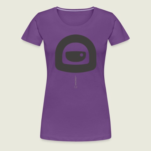 Astronaut Space Helmet Icon by SpacePod Tees 🚀🌏✨ - Women's Premium T-Shirt