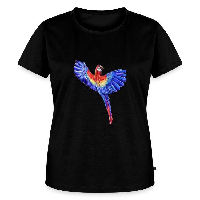 Scarlet macaw parrot