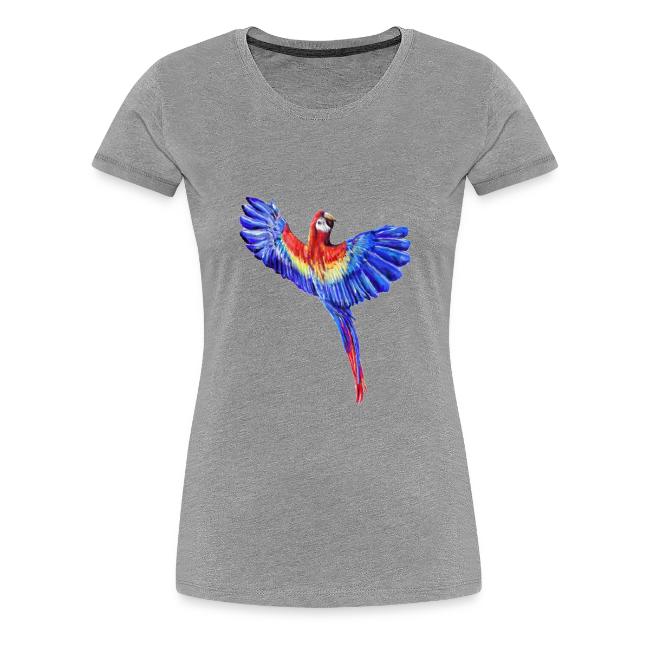 Scarlet macaw parrot