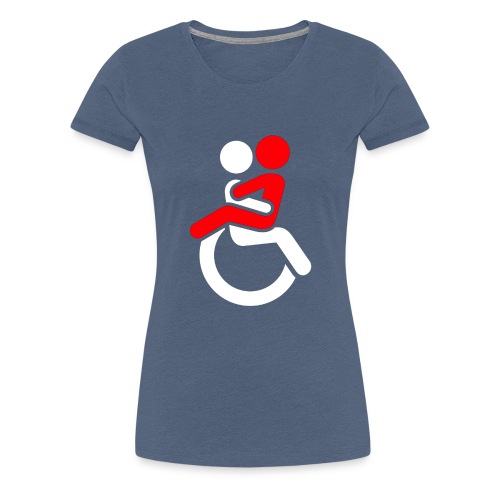 Wheelchair Love for adults. Humor shirt - Women's Premium T-Shirt