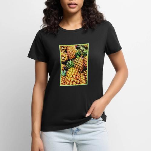 Pineapples Cute Photo. Buy Now - Women's Premium T-Shirt