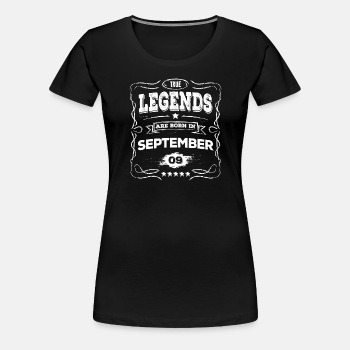 True legends are born in September - Premium T-shirt for women