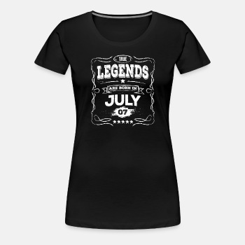 True legends are born in July - Premium T-shirt for women