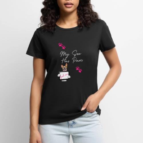 Paws gray - Women's Premium T-Shirt