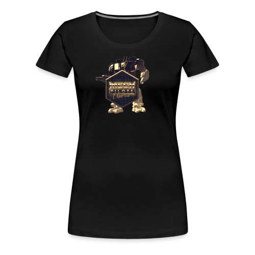 Mech Pilots United - Gold - Women's Premium T-Shirt