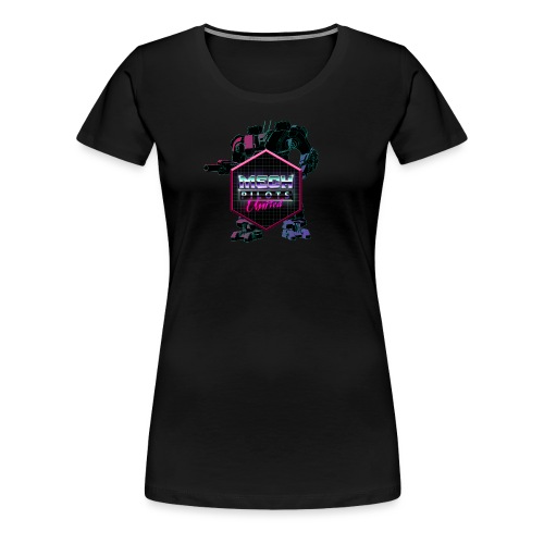 Mech Pilots United - Neon - Women's Premium T-Shirt