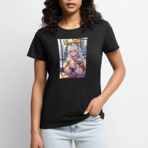Cozy Cafe Vibes - Women's Premium T-Shirt