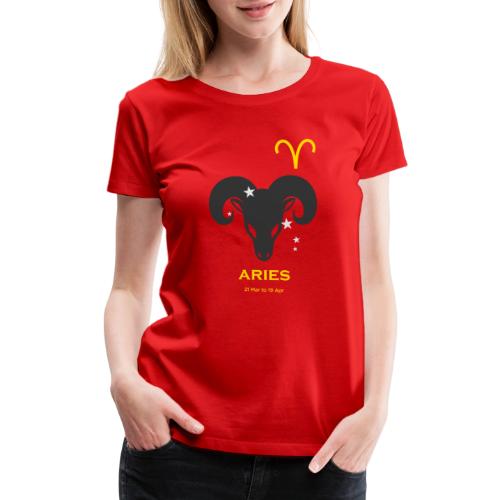 Aries zodiac astrology horoscope - Women's Premium T-Shirt