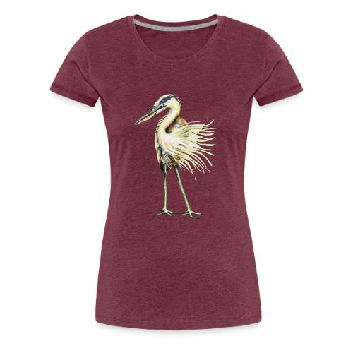 Great Blue Heron - Women's Premium T-Shirt