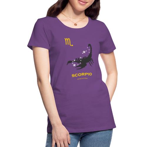Scorpio zodiac astrology horoscope - Women's Premium T-Shirt