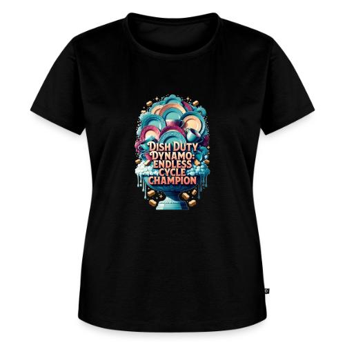 Dish Duty Dynamo T Shirt, Endless Cycle Champion - Women's Premium T-Shirt