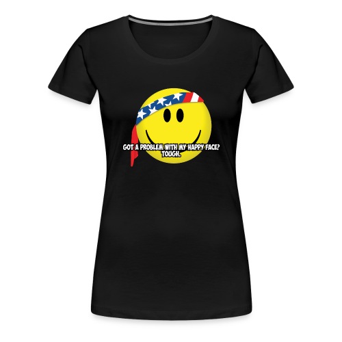 Happy Face USA - Women's Premium T-Shirt