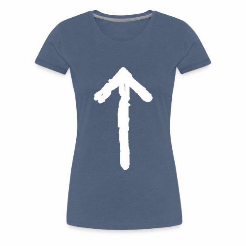 Elder Futhark Rune Tiwaz - Letter T - Women's Premium T-Shirt