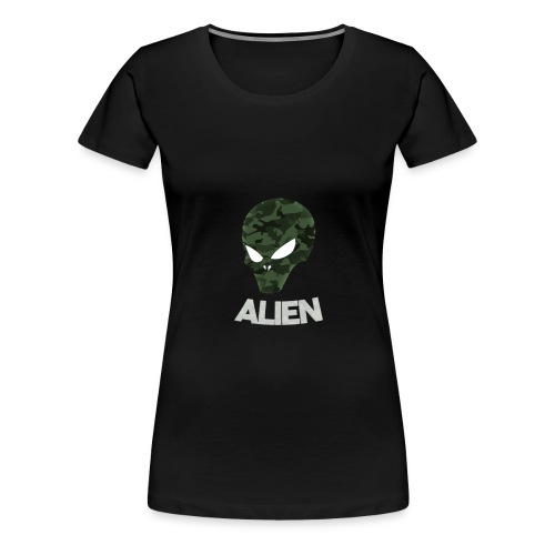 Military Alien - Women's Premium T-Shirt