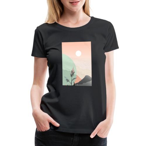 Retro Sunrise - Women's Premium T-Shirt