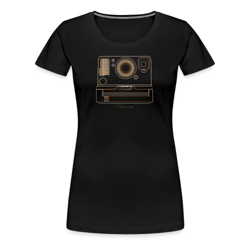 Camera Sketches - Polaroid OneStep2 - Women's Premium T-Shirt