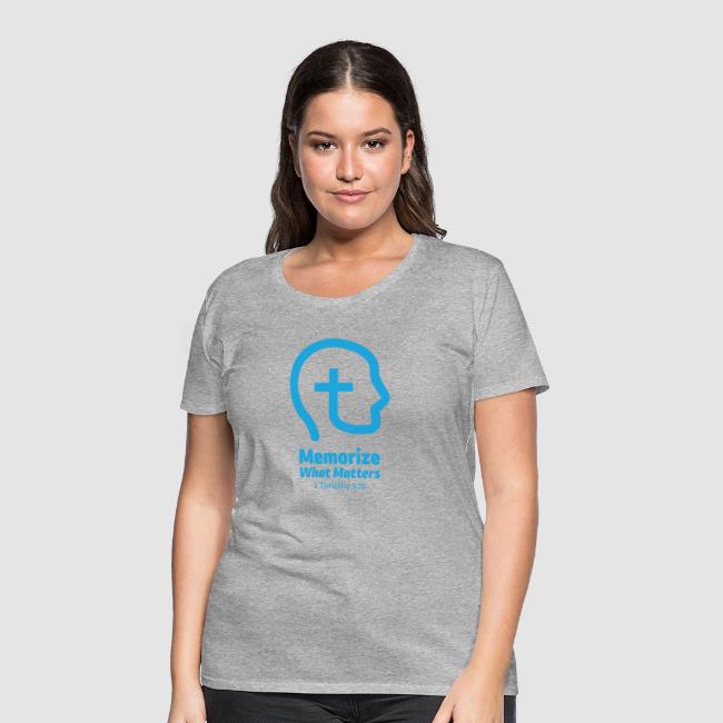 Memorize What Matters Original Blue Logo Design