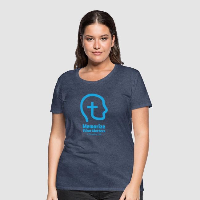Memorize What Matters Original Blue Logo Design