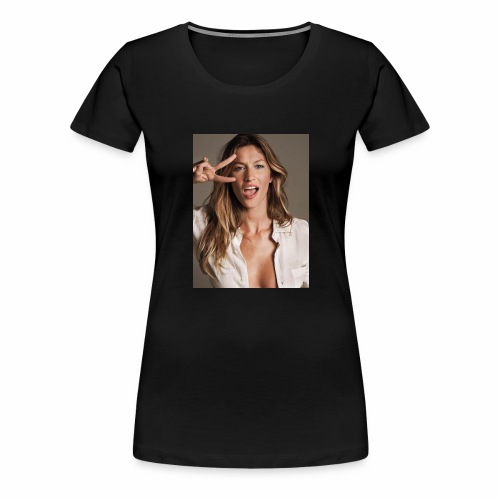 Kate Moss portrait - Women's Premium T-Shirt