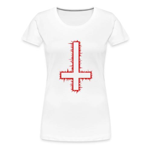 Inverted Cross - Women's Premium T-Shirt