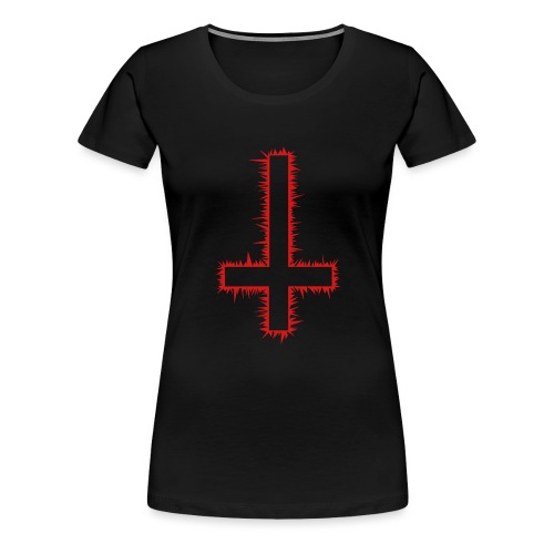 Inverted Cross - Women's Premium T-Shirt