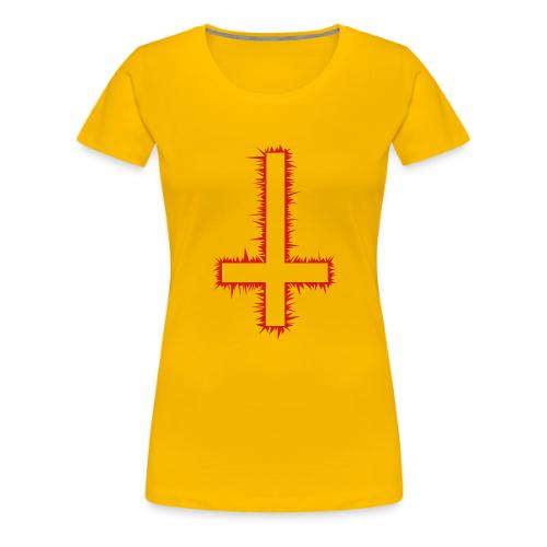 Inverted Cross - Women's Premium T-Shirt