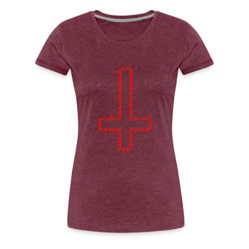 Inverted Cross - Women's Premium T-Shirt