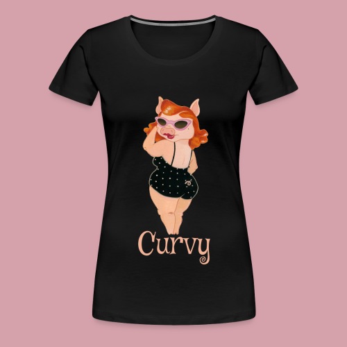 Curvy - Women's Premium T-Shirt