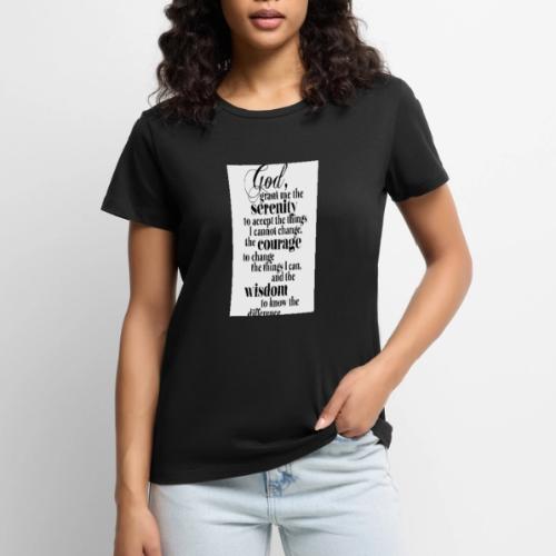 Serenity Prayer - Women's Premium T-Shirt