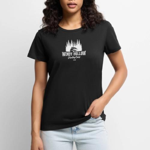 Windy Hollow Hunting Camp - DARK - Women's Premium T-Shirt