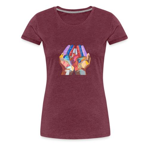 Heart in hand - Women's Premium T-Shirt