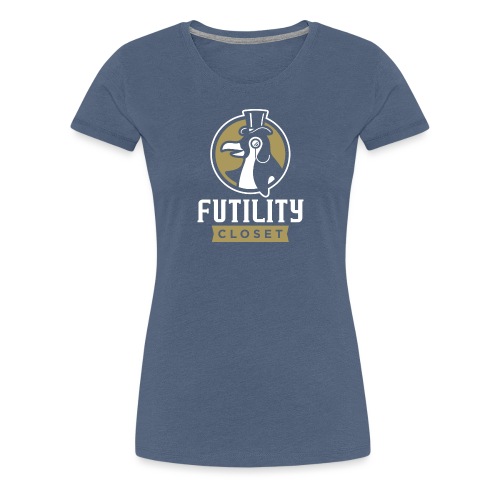 Futility Closet Logo - Reversed - Women's Premium T-Shirt
