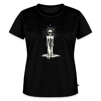 Omen In Wax - Women's Premium T-Shirt - black - Front - Selfina (174cm)