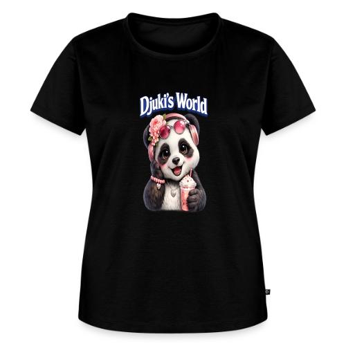 3D Panda – Ice Cream Edition - Women's Premium T-Shirt