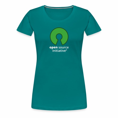 osi_logotype_color_to_whi - Women's Premium T-Shirt