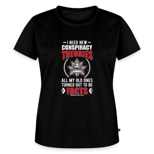 Conspiracy Theories Star for Dark Colors - Women's Premium T-Shirt