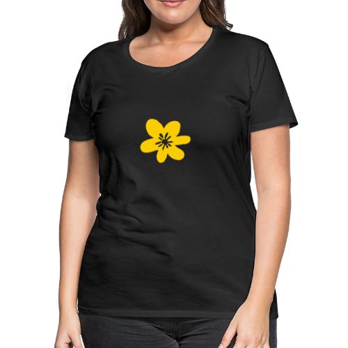 Big Yellow Flower - Women's Premium T-Shirt