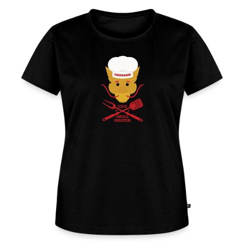 Firedragon Grill Master—Red Design - Women's Premium T-Shirt
