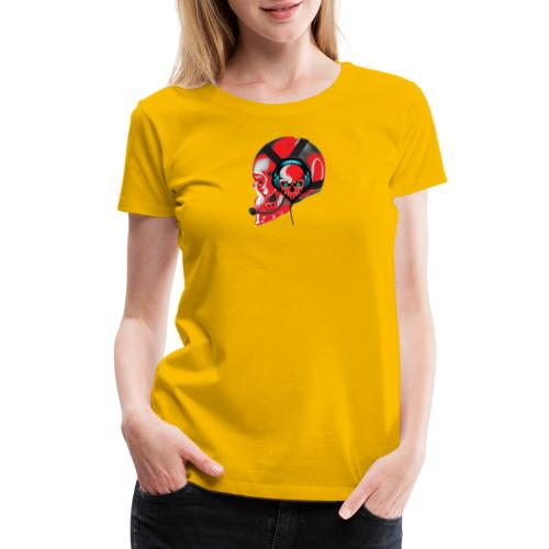 red head gaming logo no background transparent - Women's Premium T-Shirt