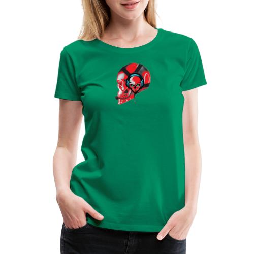 red head gaming logo no background transparent - Women's Premium T-Shirt