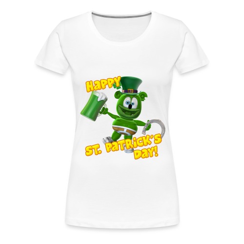 Gummibär (The Gummy Bear) Saint Patrick's Day - Women's Premium T-Shirt