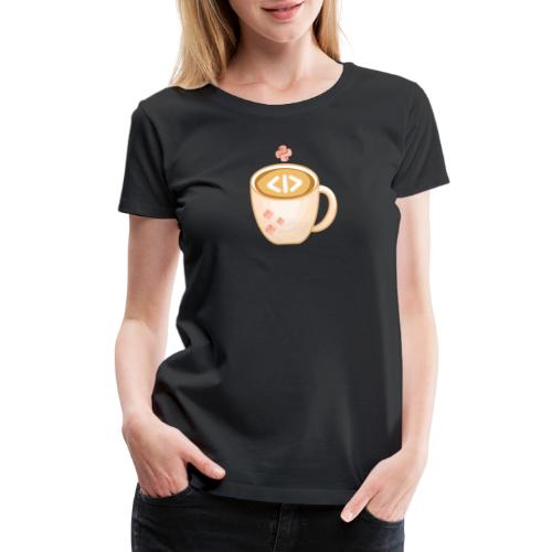 coding coffee - Women's Premium T-Shirt