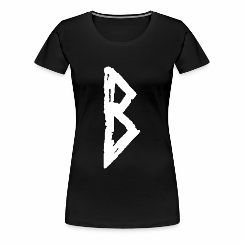 Elder Futhark Rune Berkana - Letter B - Women's Premium T-Shirt