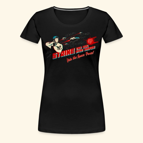 Join the Space Force (darkshirt) - Women's Premium T-Shirt
